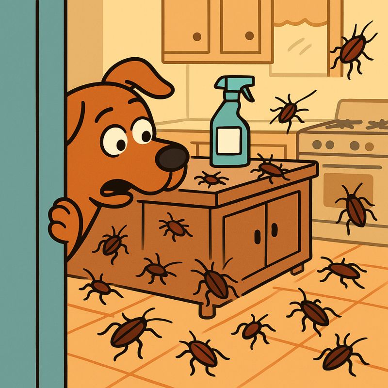 Why Do I See More Roaches After Spraying?