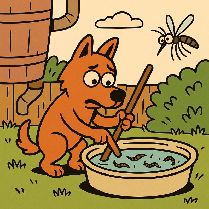 How to Kill Mosquito Larvae in Standing Water